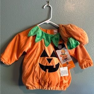 Hyde & EEK | Baby Halloween Pumpkin Costume with Hat | size 12-18 months
